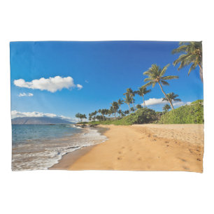 Tropical Beaches Wailea, Maui, Hawaii Pillow Case