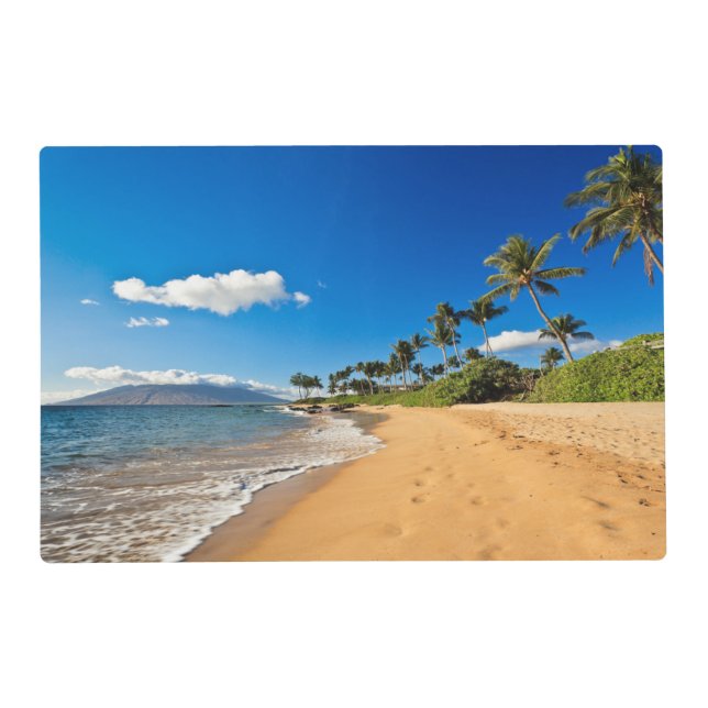 Tropical Beaches | Wailea, Maui, Hawaii Placemat (Front)