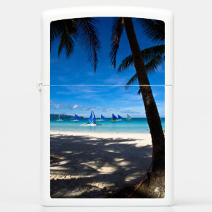 Tropical Beaches White Beach Boracay Philippines Zippo Lighter