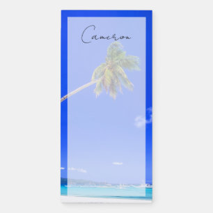 Tropical Beaches White Beach, Phillipines Magnetic Notepad