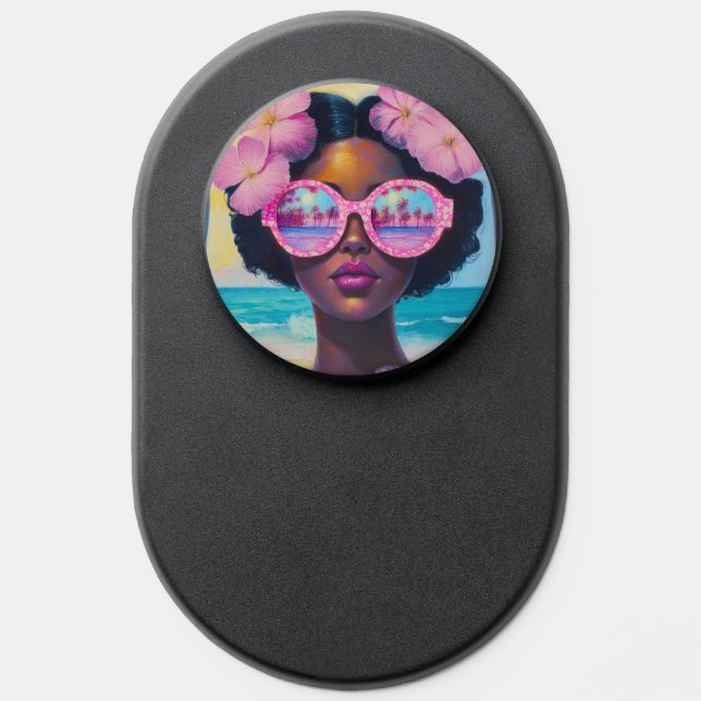 Tropical Beauty in Pink Shades PopSocket (Popsocket)