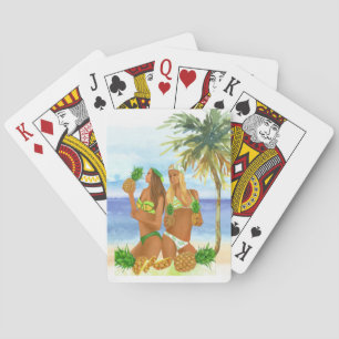 Tropical Beauty Playing Cards