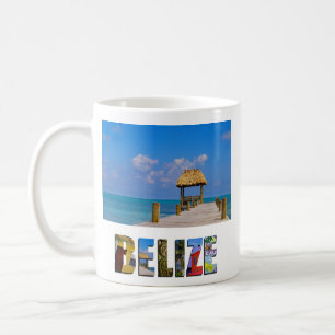 Tropical Belize Blue Sky Ocean Photo Coffee Mug