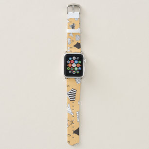 Tropical Bikini: Hand-Drawn Summer Pattern Apple Watch Band