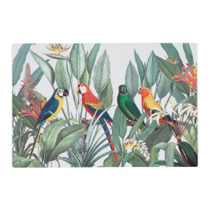 TROPICAL BIRD LANDSCAPE Placemat