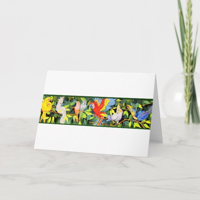Tropical Bird Note Cards (Front)
