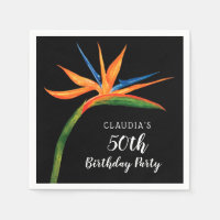 Tropical Bird of Paradise Botanical Birthday Party