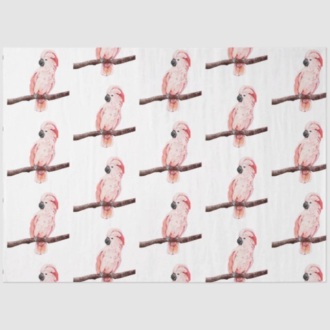Tropical Bird Series : Cockatoo Design 2 Tissue Paper (Front)