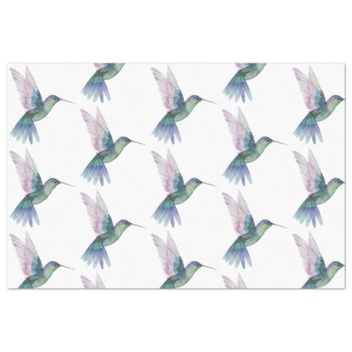 Tropical Bird Series  Hummingbird Design 2 Tissue Paper