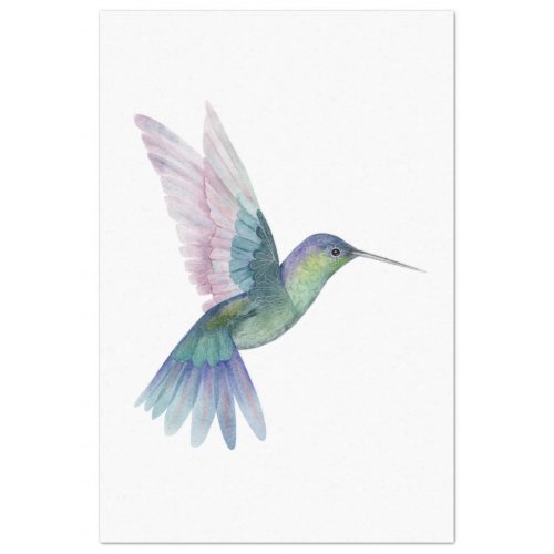 Tropical Bird Series  Hummingbird Tissue Paper