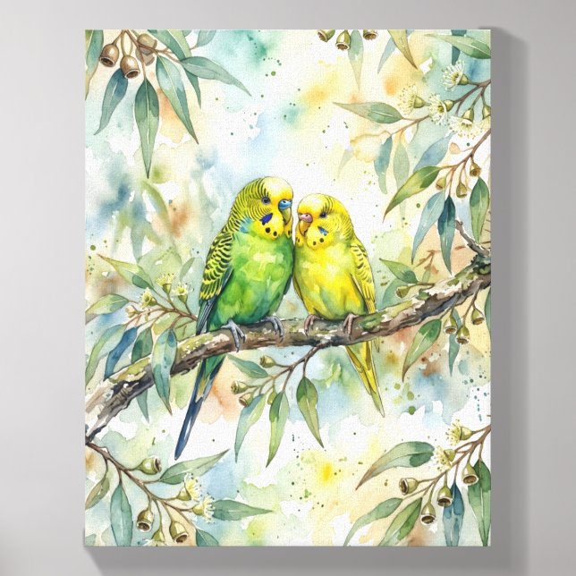 Tropical Bird Wall Decor Canvas Photo Tile (Front Set)