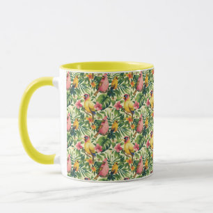 Tropical Birds Coffee Mug