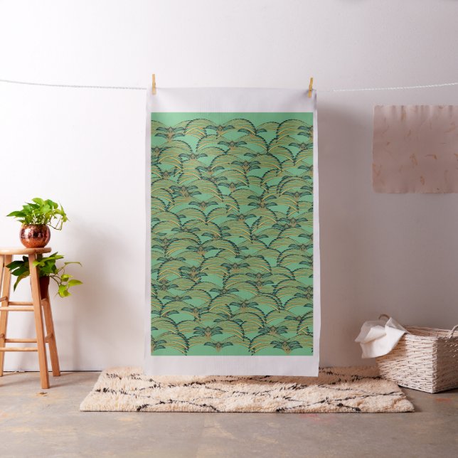 tropical birds fabric (In Situ)