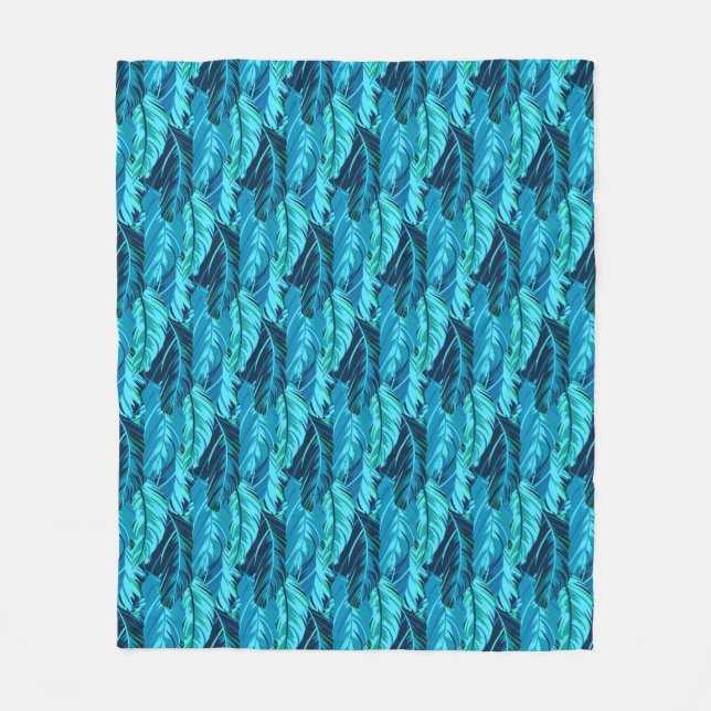 Tropical Birds Fleece Blanket (Front)