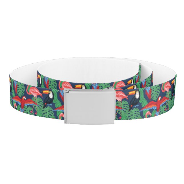 Tropical Birds In Bright Colors Belt (Coil)
