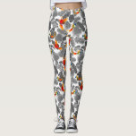 tropical birds leggings