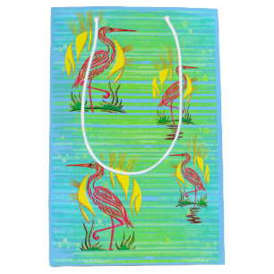 Tropical Birds Medium Gift Bag