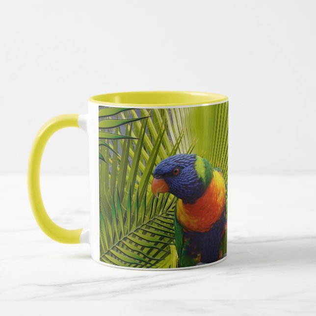Tropical Birds Mug (Left)