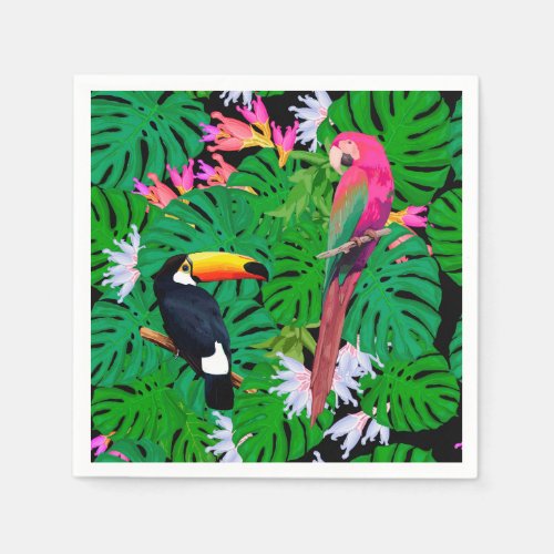 Tropical Birds Napkins