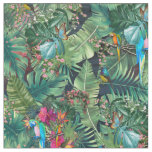 Tropical Birds of Paradise  Fabric