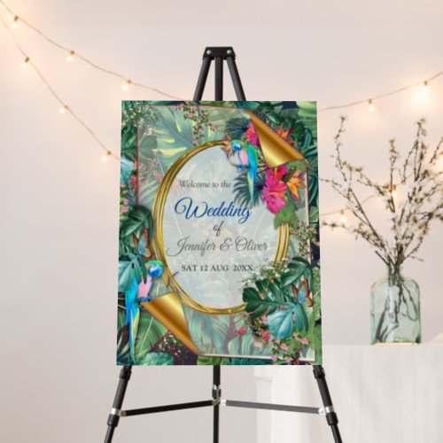 Tropical Birds of Paradise  Foam Board