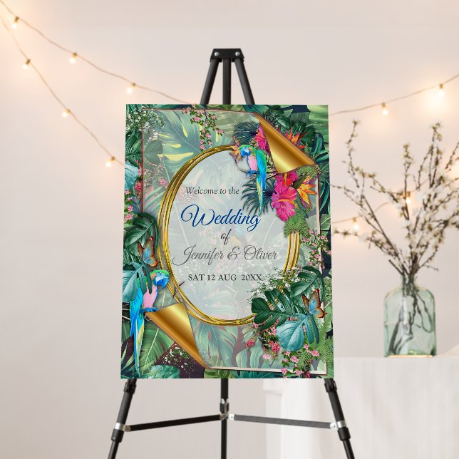 Tropical Birds of Paradise  Foam Board (In Situ (Stand))