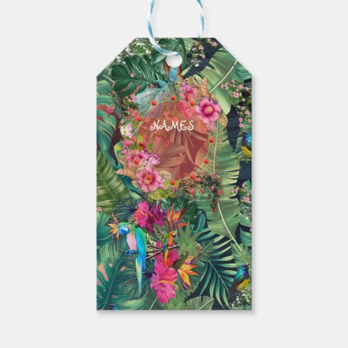 Tropical Birds of Paradise  Gift Tags