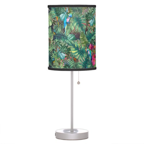 Tropical Birds of Paradise  Table Lamp