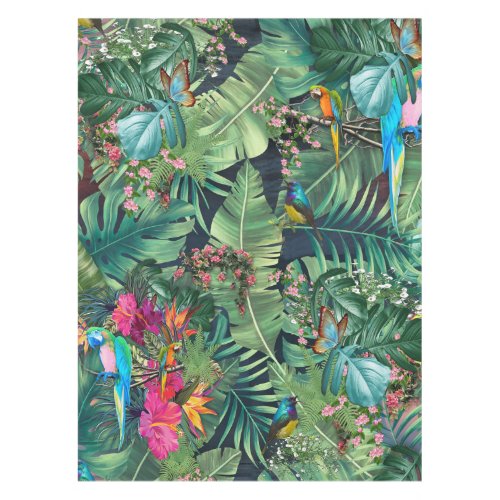 Tropical Birds of Paradise  Tablecloth