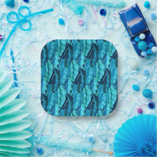 Tropical Birds Paper Plates