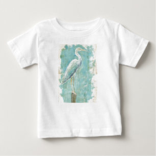 Tropical Birds Still Egret Baby T-Shirt