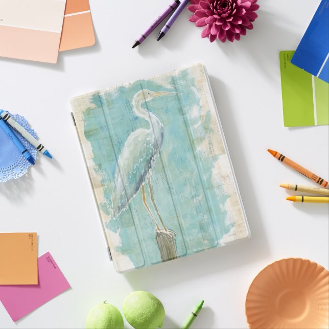 Tropical Birds | Still Egret iPad Smart Cover (In Situ)