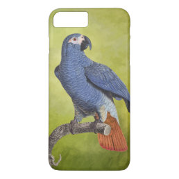 Tropical Birds Vintage Parrot Illustration iPhone 8 Plus/7 Plus Case