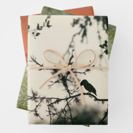 Tropical Birds Wrapping Paper Sheets