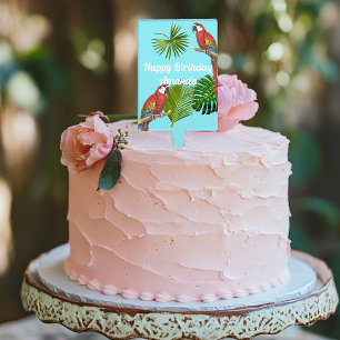 Tropical Birthday Cake Topper