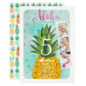 Tropical Birthday | Pineapple Fruit | Invitations