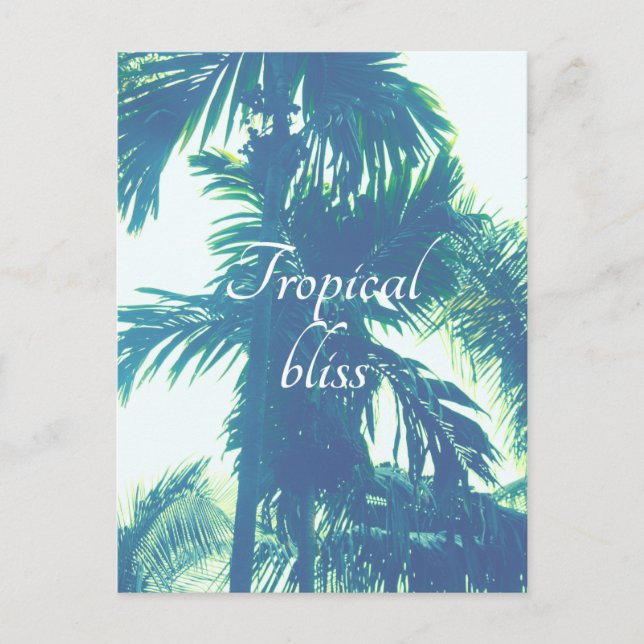 Tropical Bliss Postcard (Front)