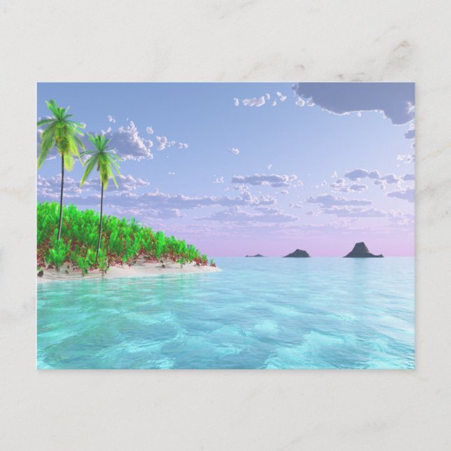 Tropical Bliss Postcard (Front)