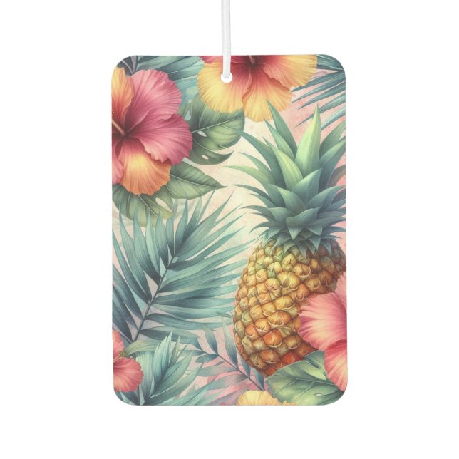 Tropical Bloom Air Freshener (Front)