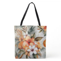 Tropical Bloom & Citrus Dream – Watercolour