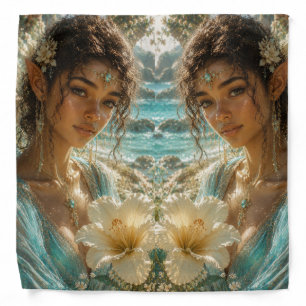 Tropical Bloom Fairies: Sea Breeze Enchantress Bandana