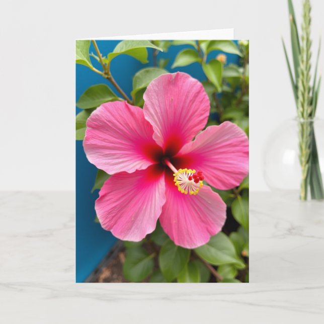 Tropical Bloom Mothers Day Card (Front)