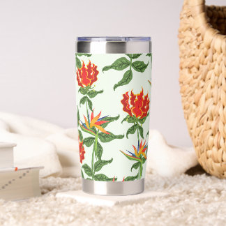 Tropical Bloom Symphony Insulated Tumbler