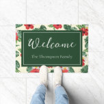 Tropical Blooms of The White Lotus Doormat