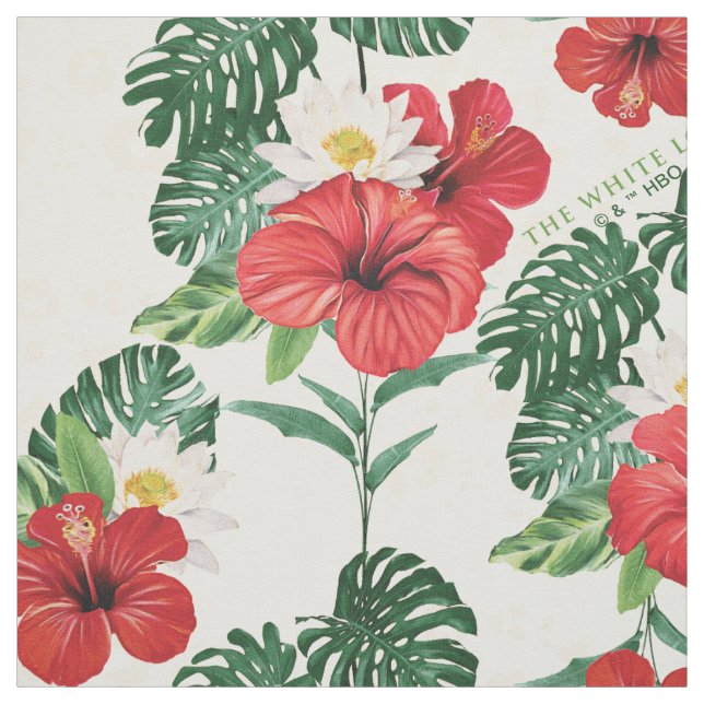 Tropical Blooms of The White Lotus Fabric (Swatch)