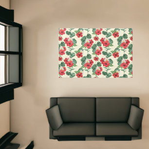 Tropical Blooms of The White Lotus Rug