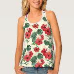 Tropical Blooms of The White Lotus Tank Top