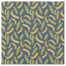 Tropical Blue Banana Leaf Pattern