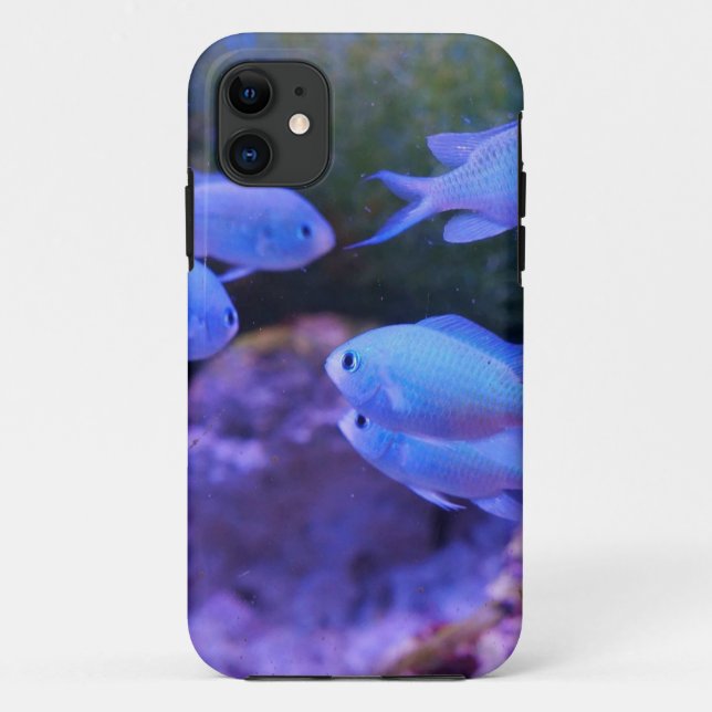 Tropical Blue Fish  Case-Mate iPhone Case (Back)