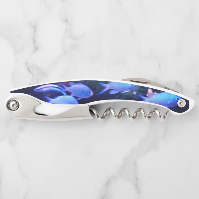 Tropical Blue Fish   Waiter's Corkscrew (Front)